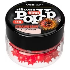Приманка Vabik Silicone Pop-Up Вирус Клубника (15 г)
