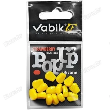 Приманка Vabik Silicone-BL Pop-Up Кукуруза Клубника (4 г)