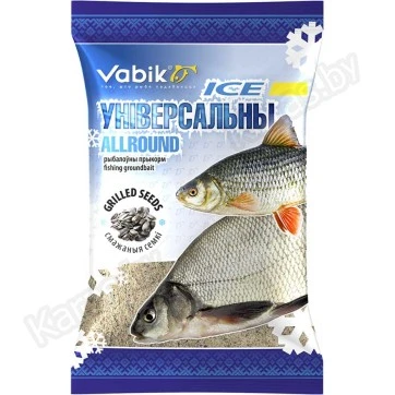 Прикормка зимняя Vabik Ice Универсальная Жареные Семечки (светлая) 750г