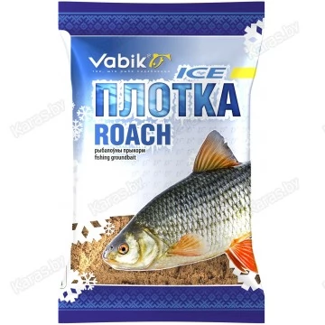 Прикормка зимняя Vabik Ice Плотва (коричневая) 750г