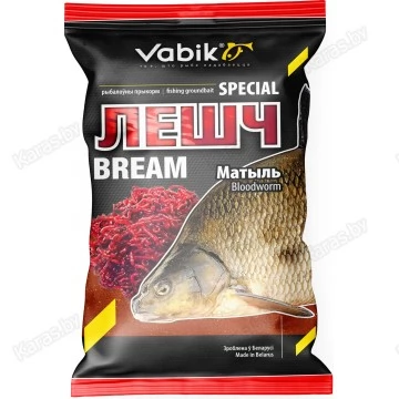 Прикормка Vabik Special Лещ Мотыль (красная) 1кг