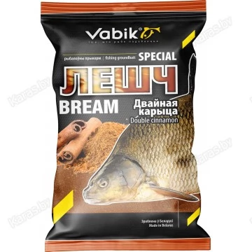 Прикормка Vabik Special Лещ Двойная Корица (коричневая) 1кг