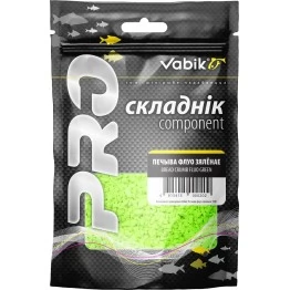 Компонент для прикормки Vabik PRO Печиво зелёное флюо 150 г