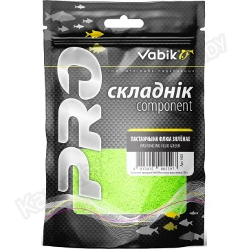 Компонент для прикормки Vabik PRO Пастончино зеленое флюо 150 г
