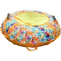 Санки-ватрушки Митек Мазайка желтая (95см)