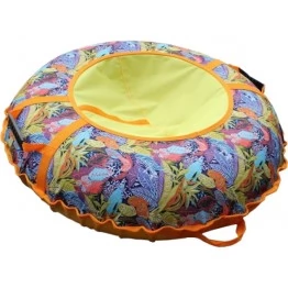 Санки-ватрушки Митек Тропик Желтый (95см)