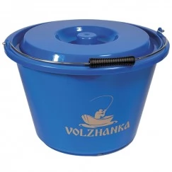 Ведро для прикормки с крышкой Волжанка (12,17 л)