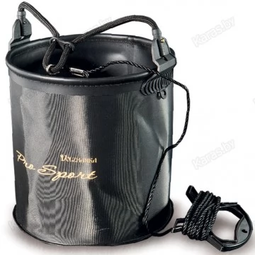 Ведро круглое мягкое Волжанка 7 л со шнуром и мотовилом LS-C002M