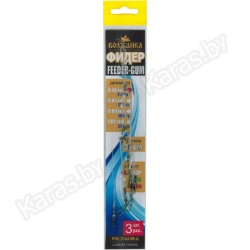 Набор для фидера Volzhanka Feeder-Gum до 60г, 3шт