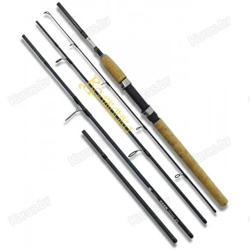 Спиннинг Волжанка Вояж, 2.4/2.7 м, углеволокно, тест: 10-40 г, 182 г