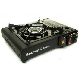 Плита настольная газовая Восток Стиль BC-806B с пьезоподжигом и переходником