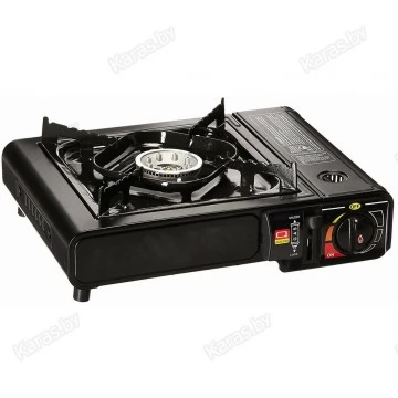 Плита настольная газовая Восток Стиль BC-806B с пьезоподжигом и переходником