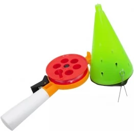 Кормушка зимняя пластиковая WestMan (Ø 70 мм/120 мм) оснащенная удочкой