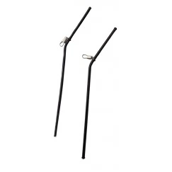 Антизакручиватель Wirek B изогнутый с карабином 20 см