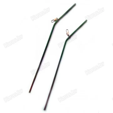 Антизакручиватель Wirek G изогнутый с карабином 24 см