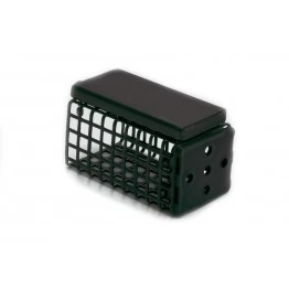 Кормушка фидерная Wirek FD, квадратная с дном, 25x25 мм, длина 40 мм (20г)