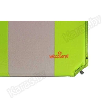 Самонадувающийся состёгивающийся коврик Woodland Camping Mat+, с подушкой 200x65x4 см