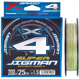 Леска плетёная XBraid Super Jigman X4 200 м (YGK)