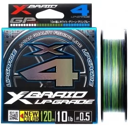 Леска плетёная XBraid Upgrade X4 120 м 3COLOR (YGK)