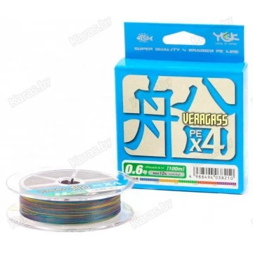 Леска плетёная YGK Veragass X4 100 м