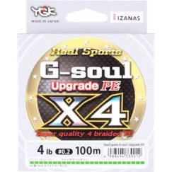 Леска плетёная YGK G-Soul Upgrade X4 150 м (#0.2-0.4)