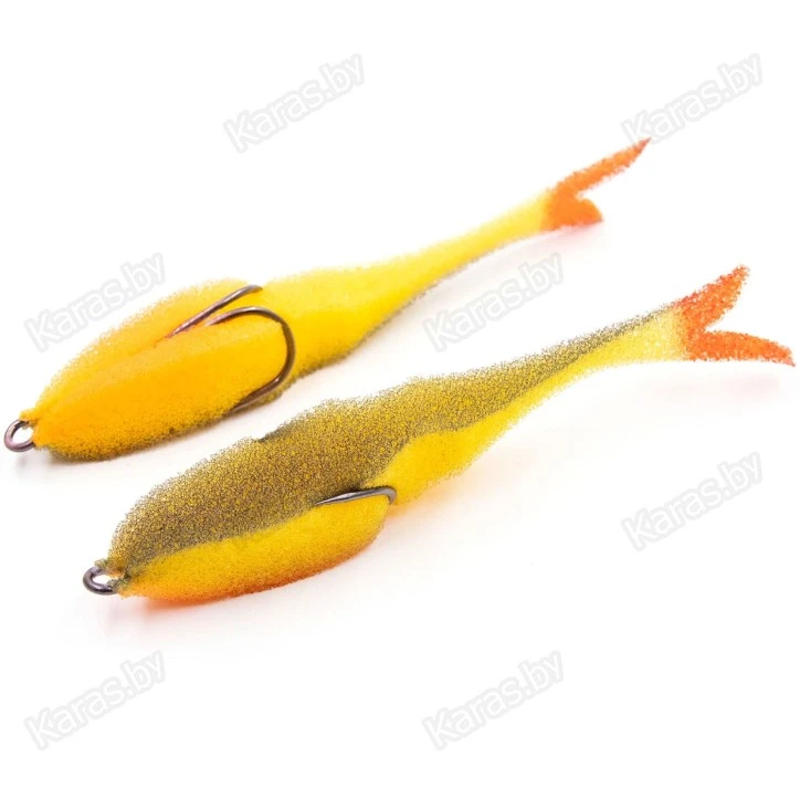 Поролоновая рыбка Яман Devious Minnow 105 мм на двойнике (5 шт.)