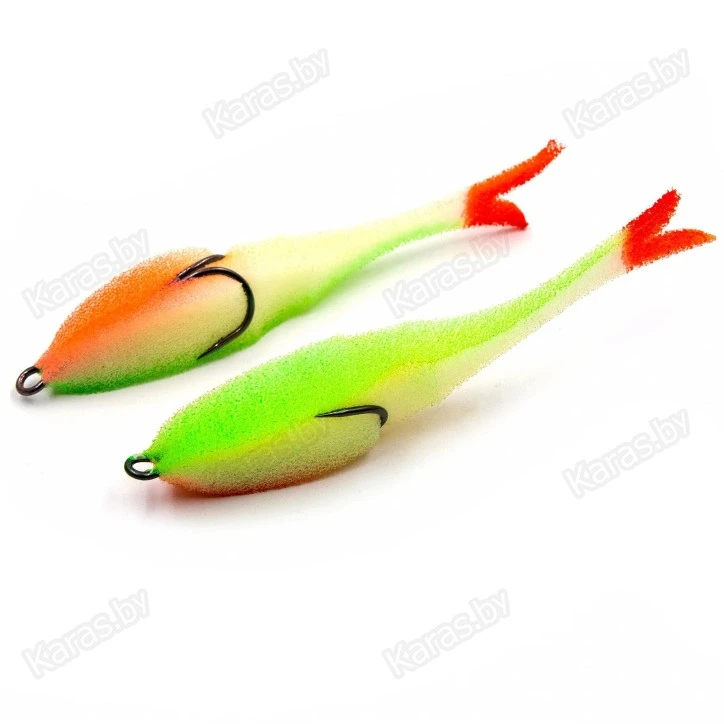 Поролоновая рыбка Яман Devious Minnow 105 мм на двойнике (5 шт.)