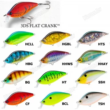 Воблер Yo-Zuri 3DS Flat Crank 55F (7,5 гр)