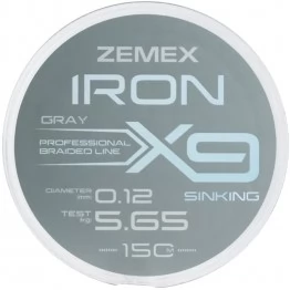 Леска плетёная Zemex Iron X9 150 м