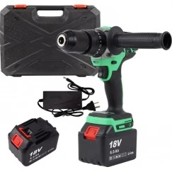 Шуруповерт-электробур Zitrek Green Impact 80 Нм, 18V, 2х6Ah (063-4046)