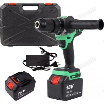 Шуруповерт-электробур Zitrek Green Impact 80 Нм, 18V, 2х6Ah (063-4046)