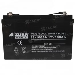 Аккумулятор лодочный гелевый Zubr Marine Gel 100 Ah