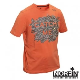 Футболка с коротким рукавом NORFIN CATCH ME