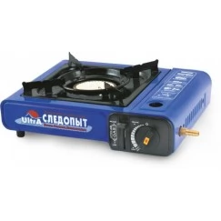 Газовая плита Следопыт Ultra керамическая с пьезоподжигом и переходником (PF-GST-IM01)