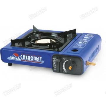 Газовая плита Следопыт Ultra керамическая с пьезоподжигом и переходником (PF-GST-IM01)
