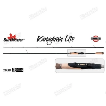 Спиннинг SURF MASTER Yamato Series Kanagawa Lite TX-30-SM-YS5006-205. углеволокно. штеккерный. 2.05 м. тест: 1.7-7 г . 102 г