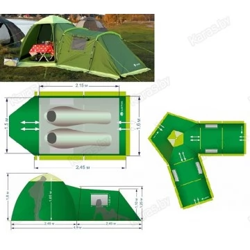 Туристическая палатка LOTOS Summer 3