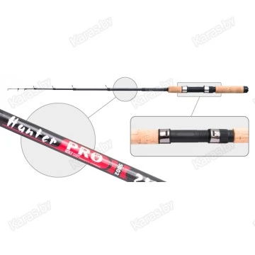 Спиннинг телескопический  SURF MASTER Hunter Pro SM-HPR-5002-300. углеволокно. 3 м. тест: 10-30 гр. 135 г