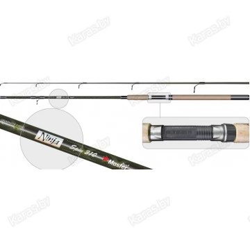 Спиннинг SURF MASTER  Ninja Spin-SM1401-270. стеклопластиковый. штеккерный. 2.7 м. тест: 10-30 гр. 280 г