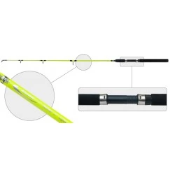 Спиннинг троллинговый AKARA Rauma. стекловолокно. 1.2 м. тест: 50-100 г. 130г