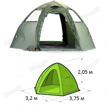 Летняя палатка-шатер Lotos Мансарда