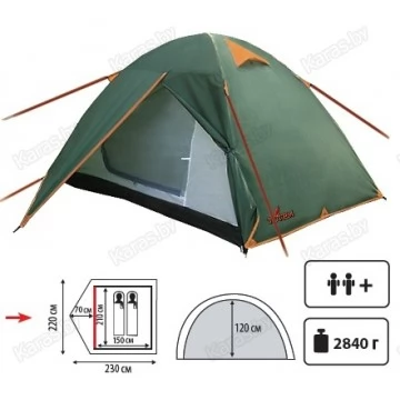 Туристическая палатка TOTEM Tepee