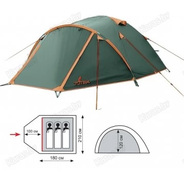 Туристическая палатка TOTEM Indi