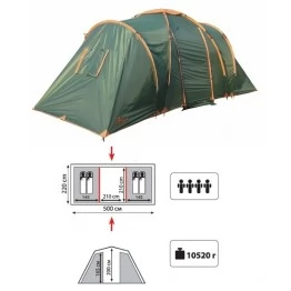 Кемпинговая палатка TOTEM Hurone