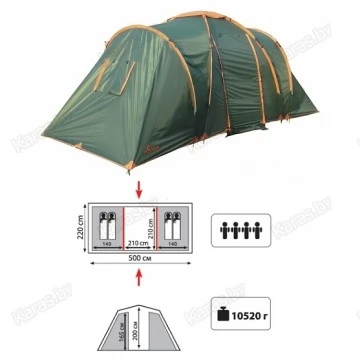 Кемпинговая палатка TOTEM Hurone