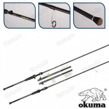 Спиннинг OKUMA ONE ROD SPIN, углеволокно, 1.98м, тест: 10-30 г