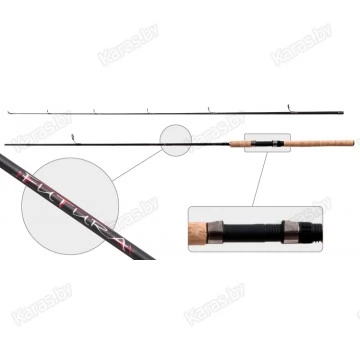 Спиннинг AKARA Futura IM8-AF-15-40-270. углеволокно. штеккерный. 2.7 м. тест: 15-40 гр. 200 г