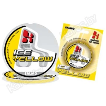 Леска монофильная зимняя Salmo Hi-Tech ICE YELLOW 30м