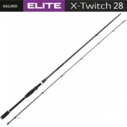 Спиннинг SALMO ELITE X-TWITCH 2,43м, тест 8-28 г, уголь IM8