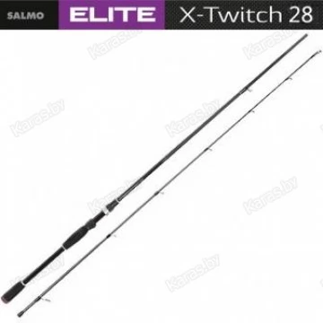 Спиннинг SALMO ELITE X-TWITCH 2,43м, тест 8-28 г, уголь IM8